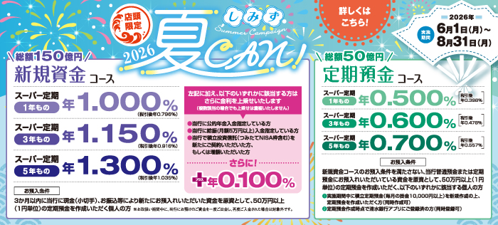 サマーキャンペーン
