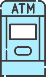 ATMで借入・返済のイメージ